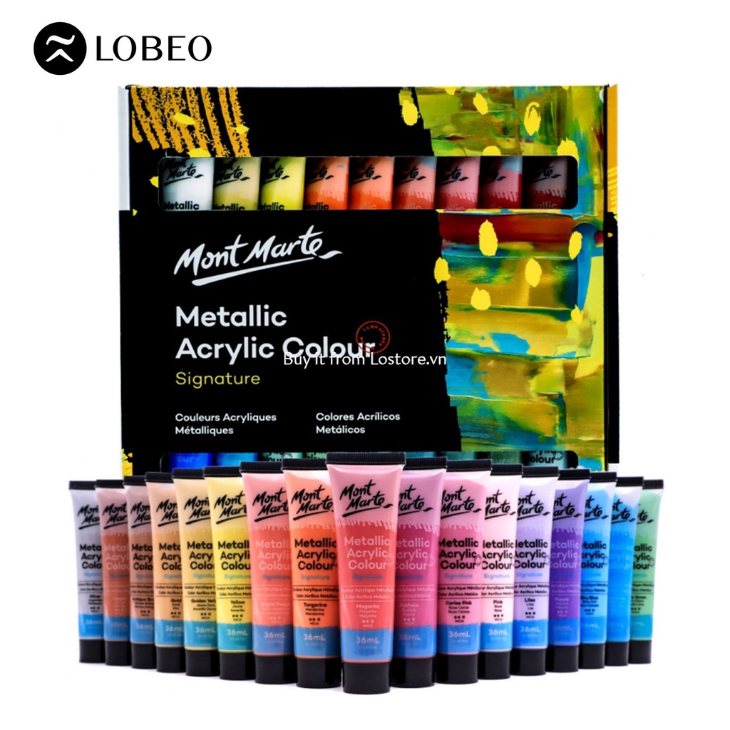 [LỖ STORE] Màu Mont Marte Acrylic Paint