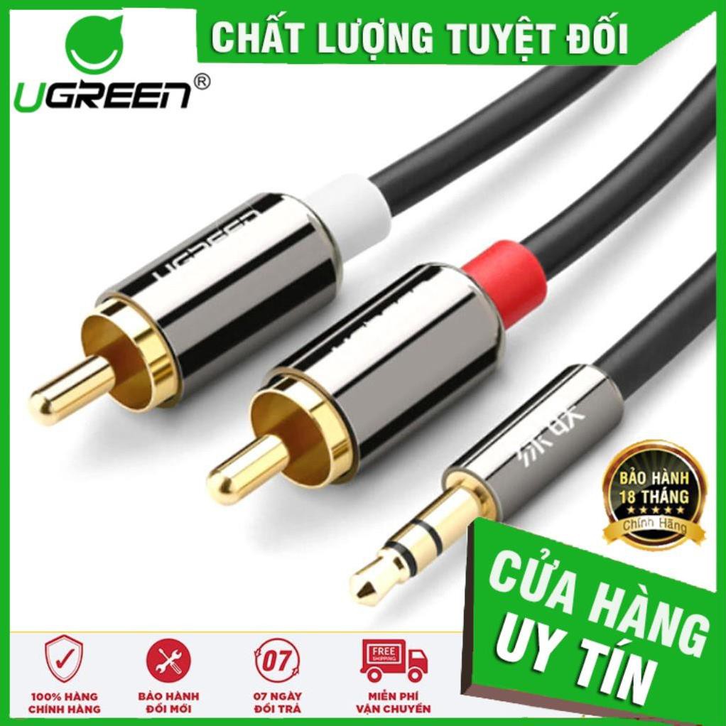 Cáp Audio 2 đầu RCA dài 1.5m UGREEN AV104 10517 ảnh minh họa sp