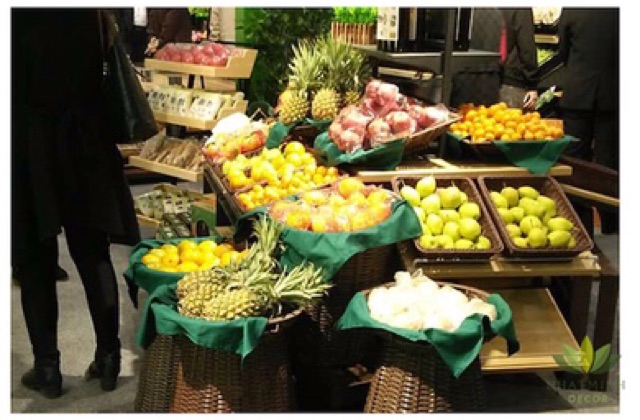 Giỏ nhựa giả mây