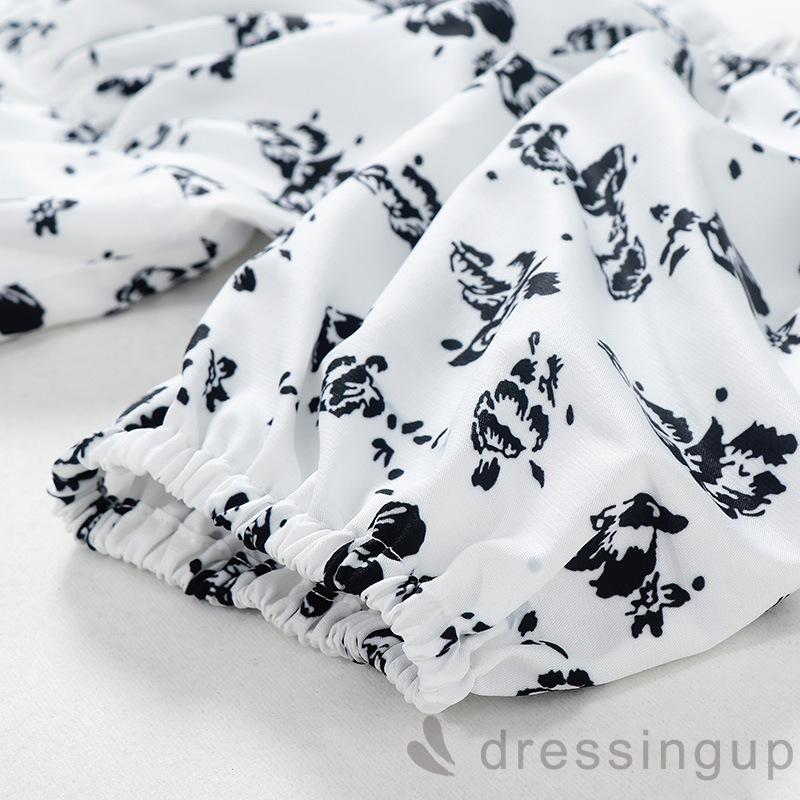 Đầm Hoa Tay Ngắn Xinh Xắn Dành Cho Nữ | BigBuy360 - bigbuy360.vn