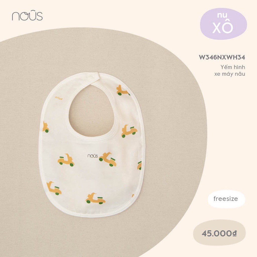 Yếm Nous Chất Liệu Xô Họa Tiết