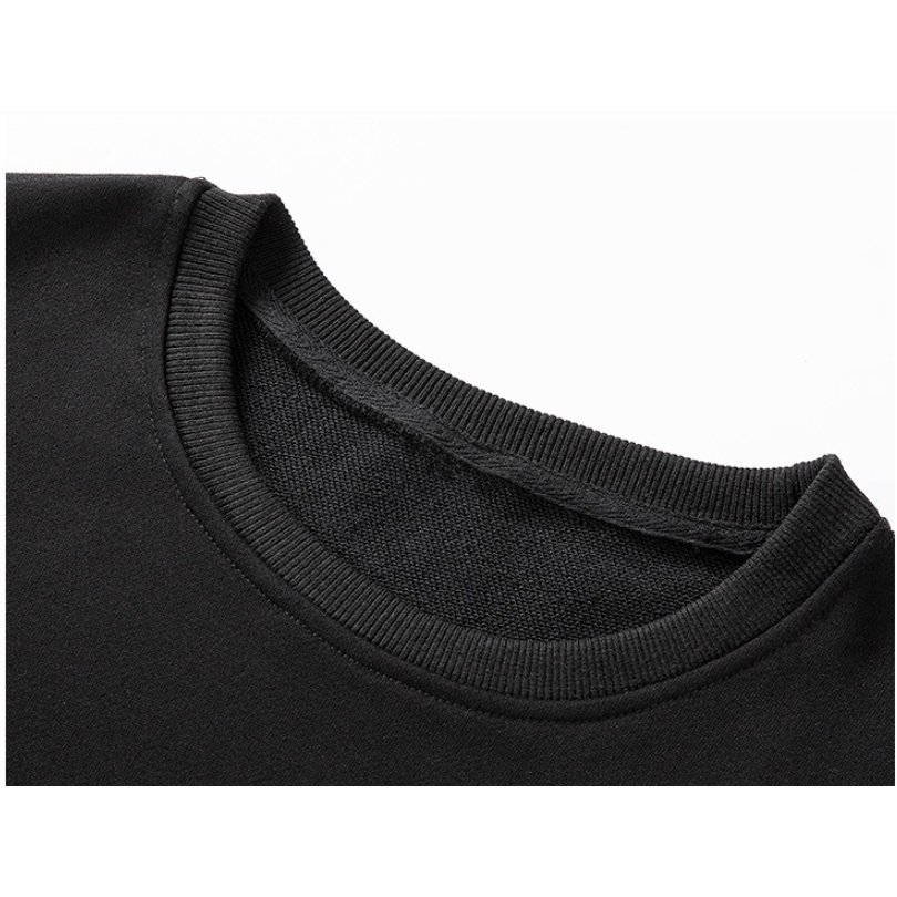 Áo SWEATER Nỉ cổ tròn nam mùa đông cộng với nhung dày trong xu hướng mới mùa thu đông nam dài tay dài tay hàng đầu mùa