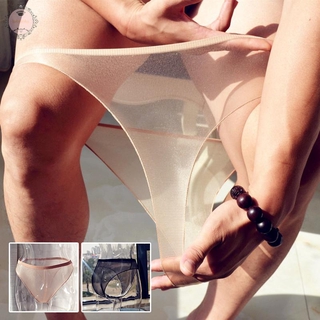 Transparent Men's Underpants Convex Pockets