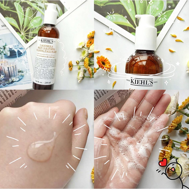 KIEHL'S Sữa Rửa Mặt Calendula 'S 230ml Giúp Dưỡng Ẩm Và Làm Sạch Sâu Cao Cấp