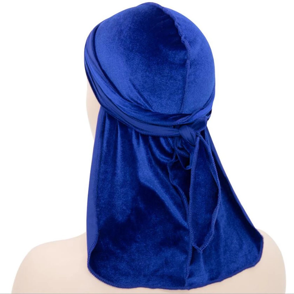 [Mới] Băng Đô Dài Bằng Nhung Satin Lụa Satin Thoáng Khí Phong Cách Hip Hop Cho Unisex