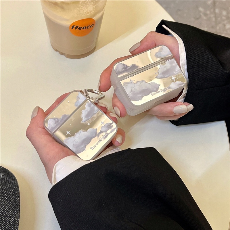 Vỏ Bảo Vệ Hộp Sạc Tai Nghe Airpods 1 2 3 Pro Inpods 12 i12 Hình Vuông Dễ Thương