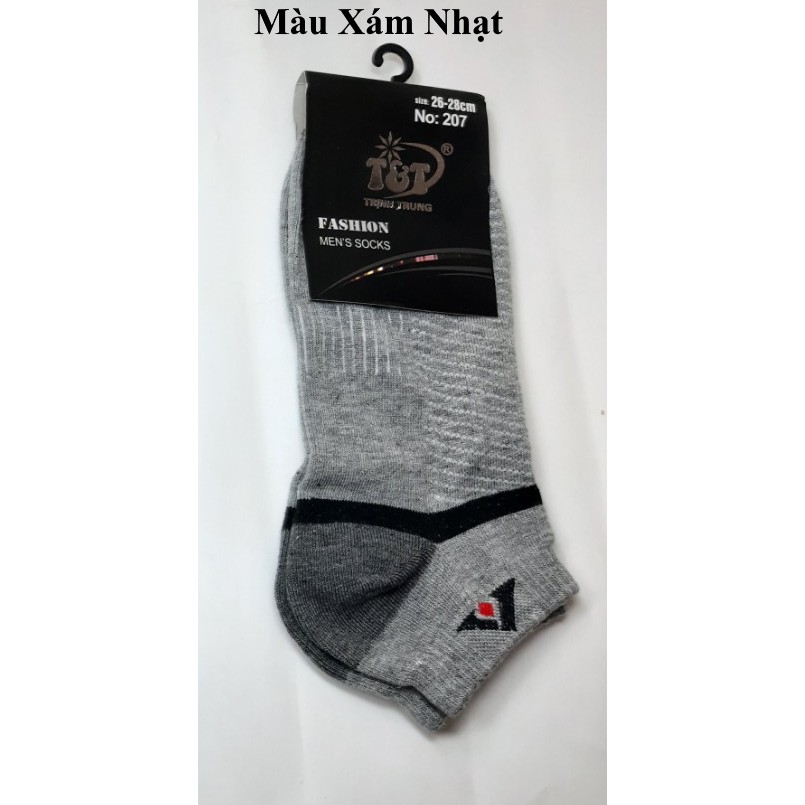 TẤT VỚ NAM CỔ NGẮN In hình tam giác Trên cổ vớ Chất liệu thun cotton Thấm hút mồ hôi Nhãn hiệu MEN'S SOCKS