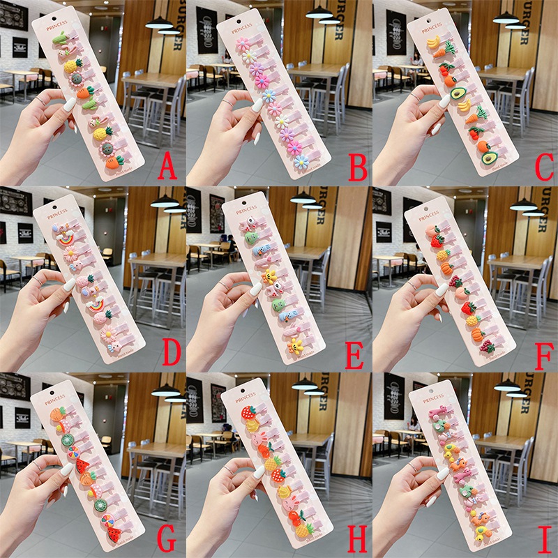 Kẹp tóc công chúa xinh xắn cho bé gái tùy chọn kiểu dáng