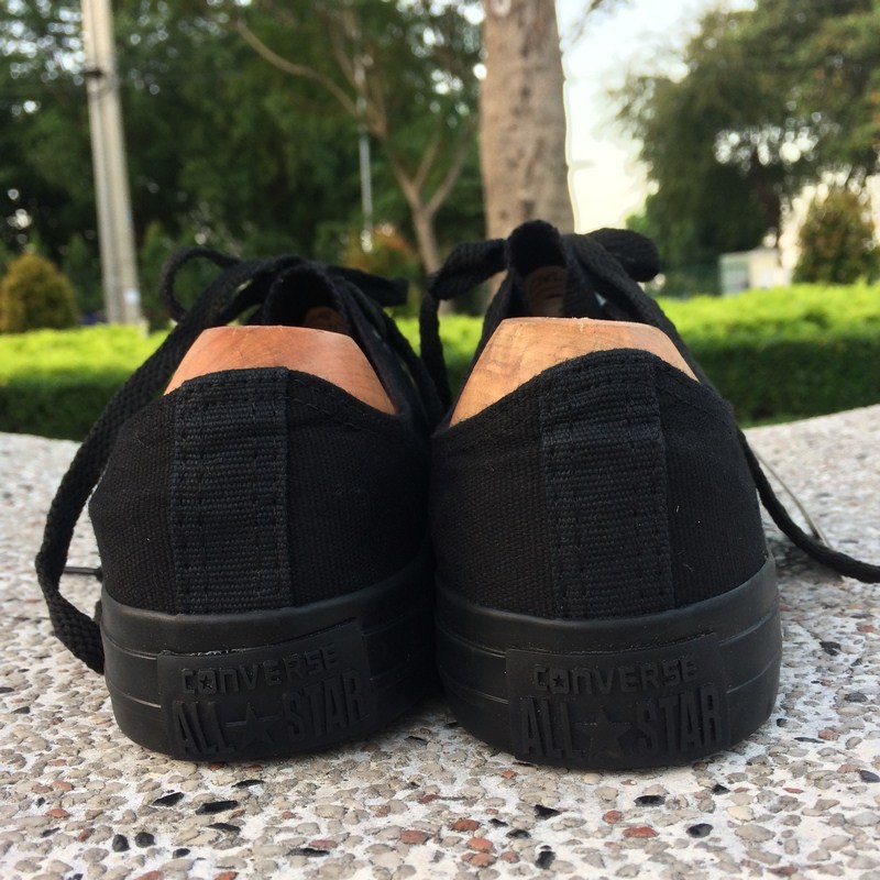 Giày AllStar Chuck Full Đen Cổ Thấp Nam | BigBuy360 - bigbuy360.vn