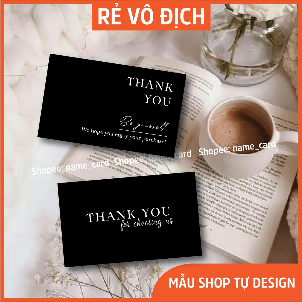 Card visit, name card, thiệp cảm ơn khách hàng rẻ đẹp