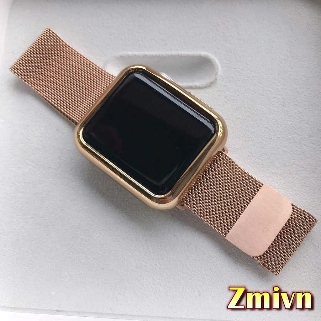 [Tặng dán full màn] Dây milanese loop apple watch đủ size