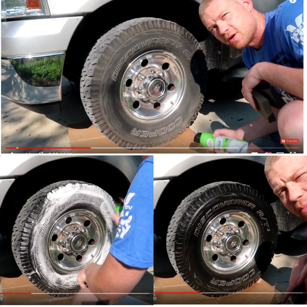 Turtle Wax Tire Foam &amp; Shine- Dung dịch dạng bọt tuyết xịt làm sạch và bóng vỏ (lốp) xe Turtle Wax (USA)- 550ml