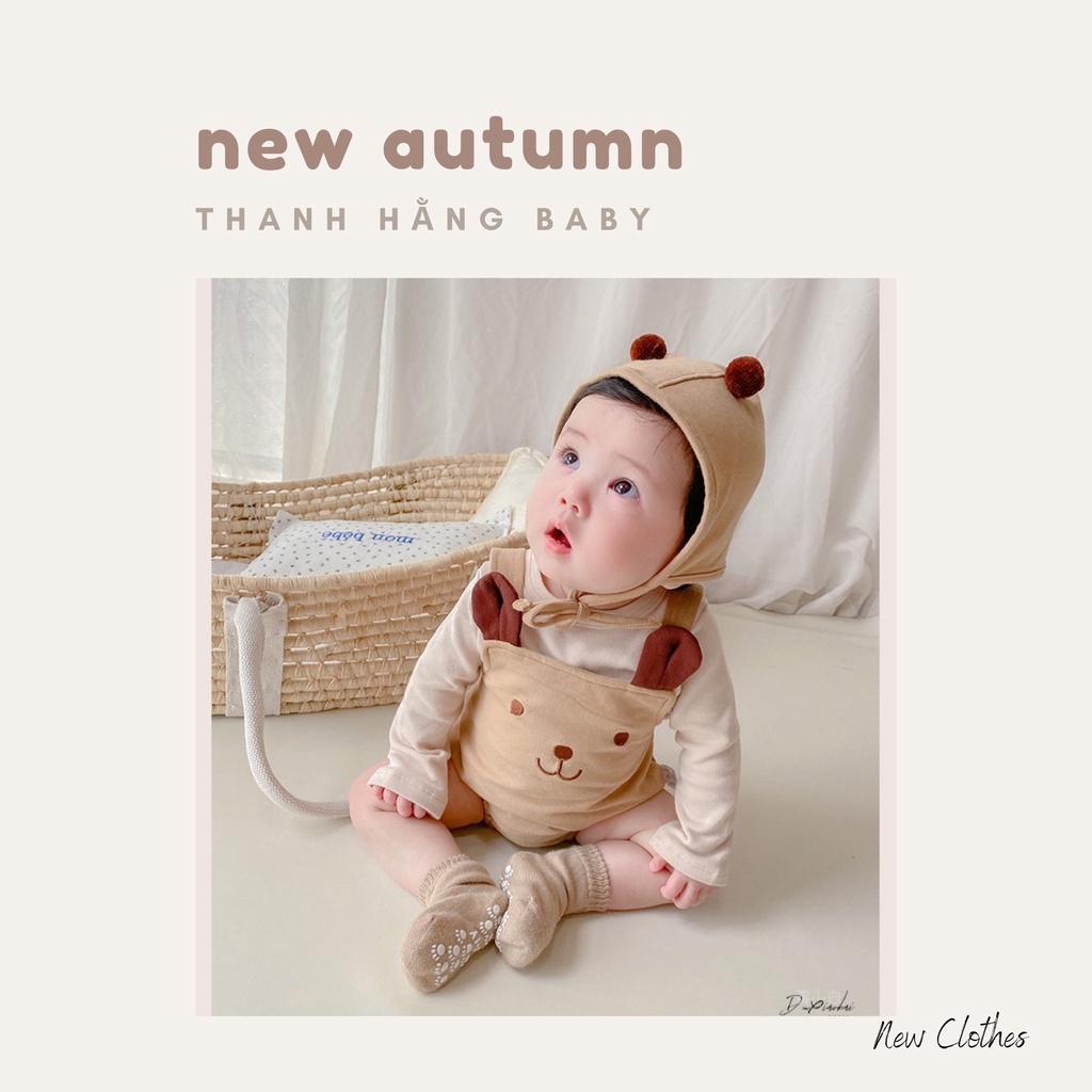 Bodysuit Cho Bé Trai Bé Gái, Body Cho Bé Phong Cách Hàn Quốc Dễ Thương Cho Bé Thanh Hằng Baby 5 - 13 Kg