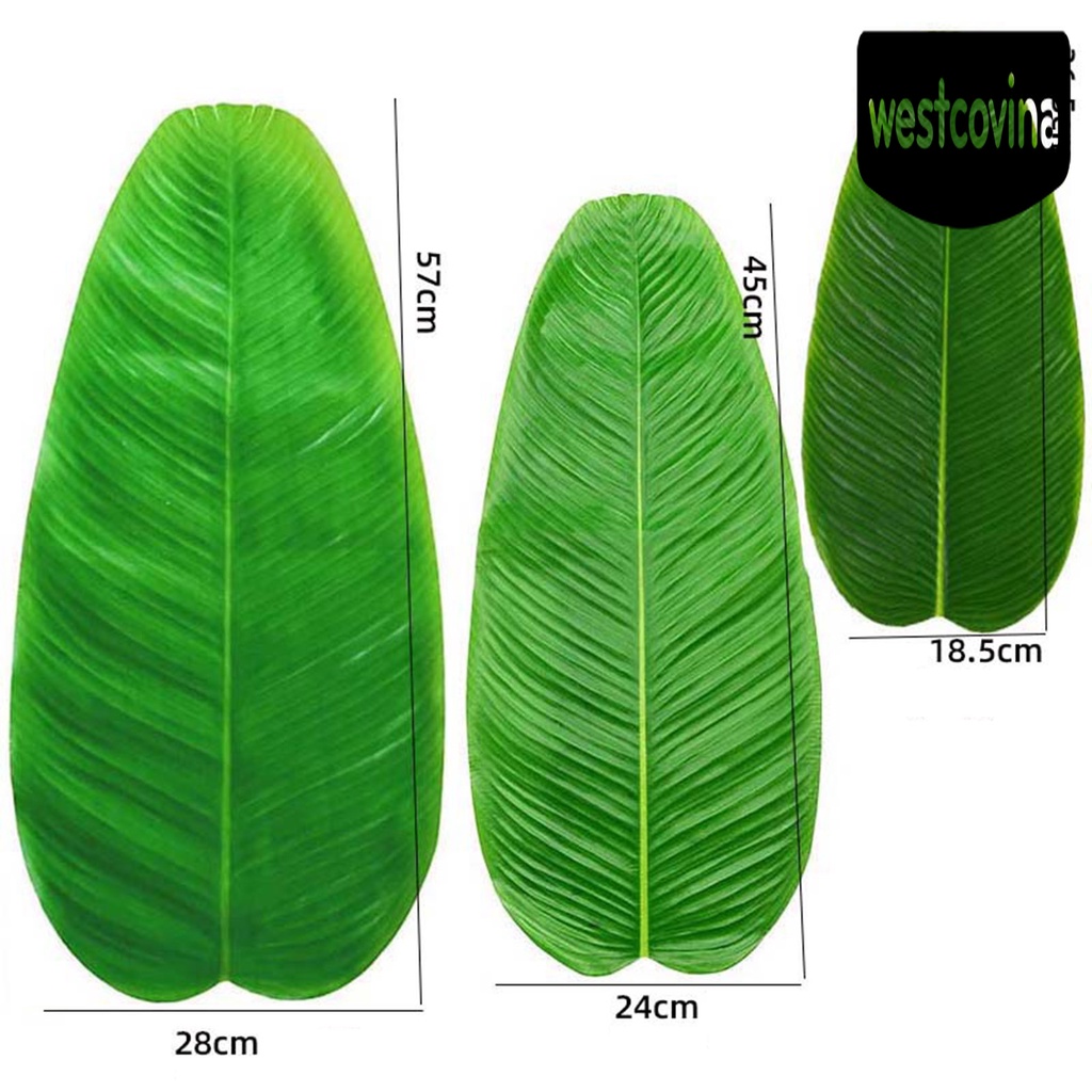 [Hot]☀ 1 Tấm Lá Chuối Nhân Tạo Chống Thời Tiết Trang Trí Nhà Cửa