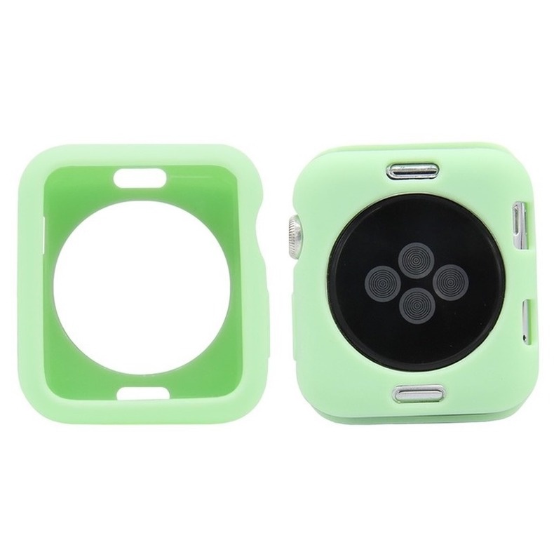 Ốp Bảo Vệ Bằng Silicon Cao Su Màu Kẹo Cho Apple Watch Series Ultra 8 7 6 SE 5 4 3 2 1 49mm 45mm 40mm 44mm