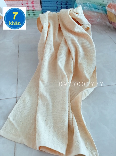 Khăn tắm Xuất Nhật Hoa văn Thổ cẩm 60x120cm - Phong Phú