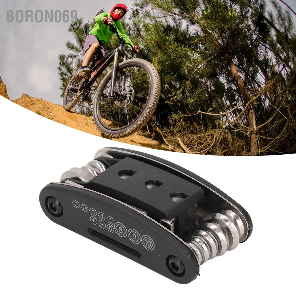 Bộ Dụng Cụ Sửa Chữa Xe Đạp Bằng Thép Carbon Chống Nước Đa Năng Có Thể Gấp Gọn Boron069