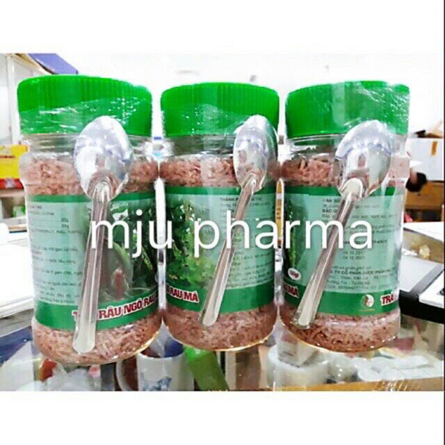 Trà râu ngô rau má có thìa kèm theo (lọ 150g)