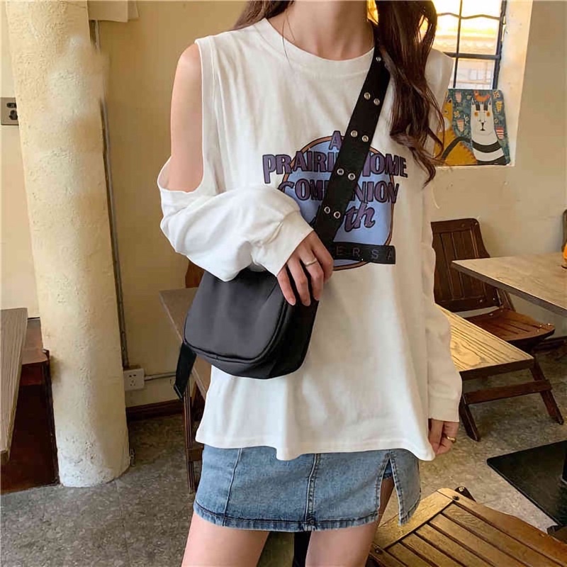 💃 Túi Vải Tote Khoen Bấm Túi Đeo Chéo Dáng Mini