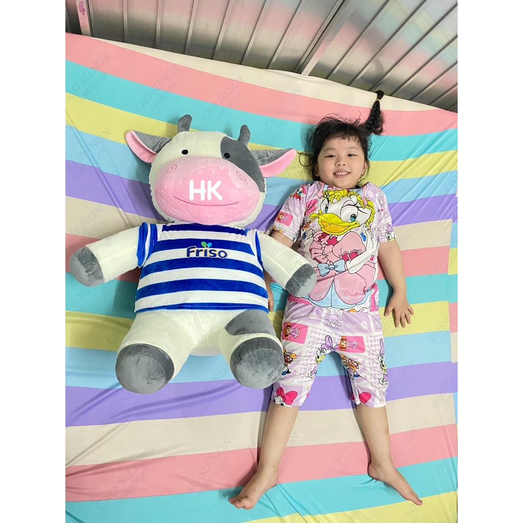Thú nhồi bông bò sữa khổng lồ hkm FRISO 75CM