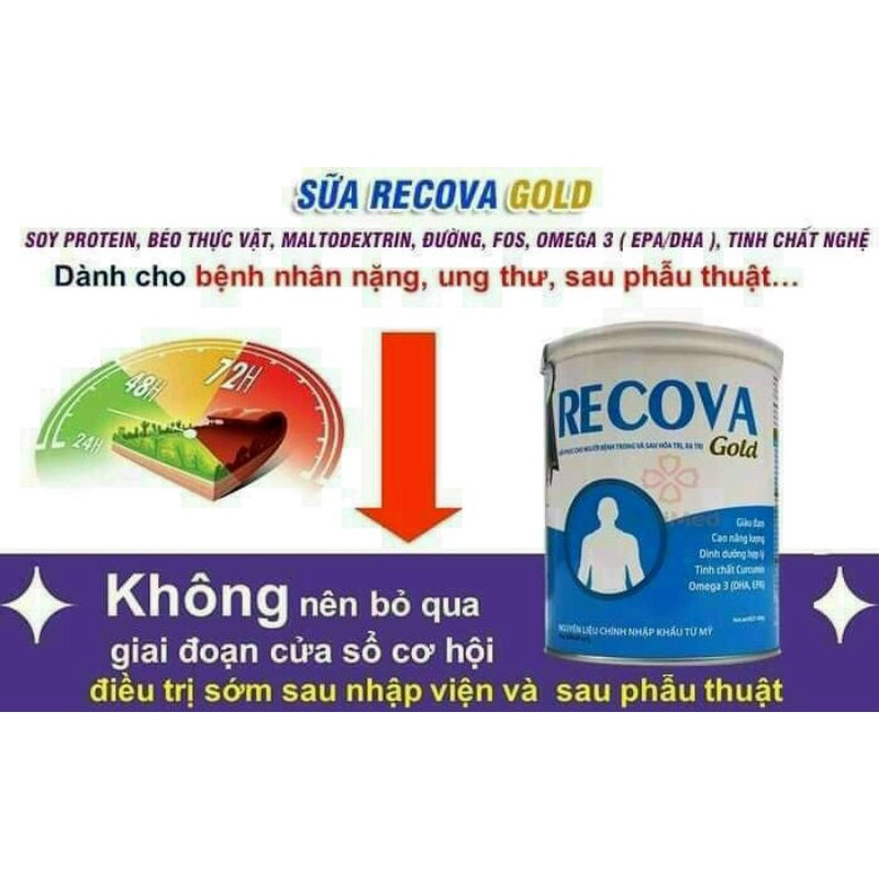 Sữa Recova dùng cho người ung thư