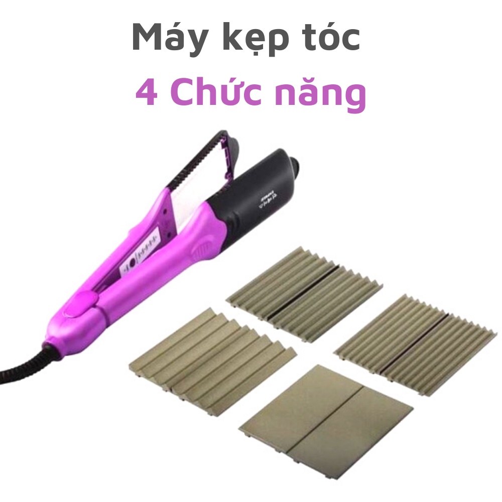 Máy Kẹp Duỗi Tóc Cao Cấp 4 Chức Năng