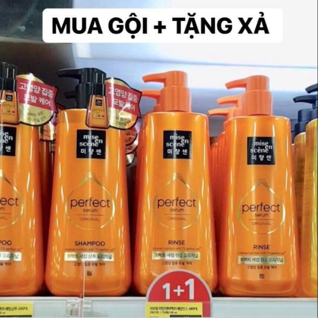 Cặp gội xả Mise-en 680mlx2