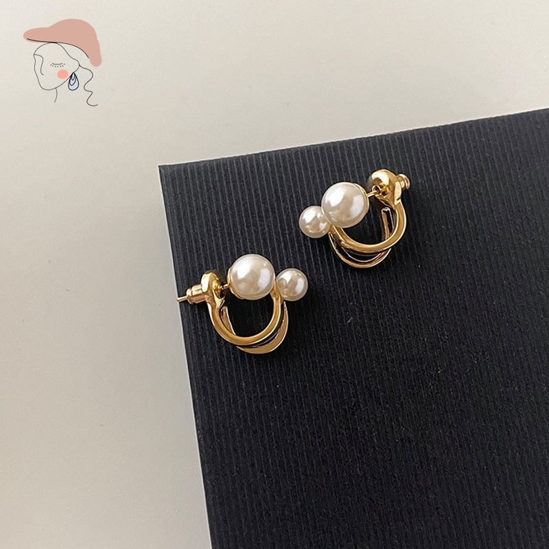 Bông Tai Mạ Bạc 925 Kiểu Dáng Đơn Giản Thời Trang Dành Cho Nữ