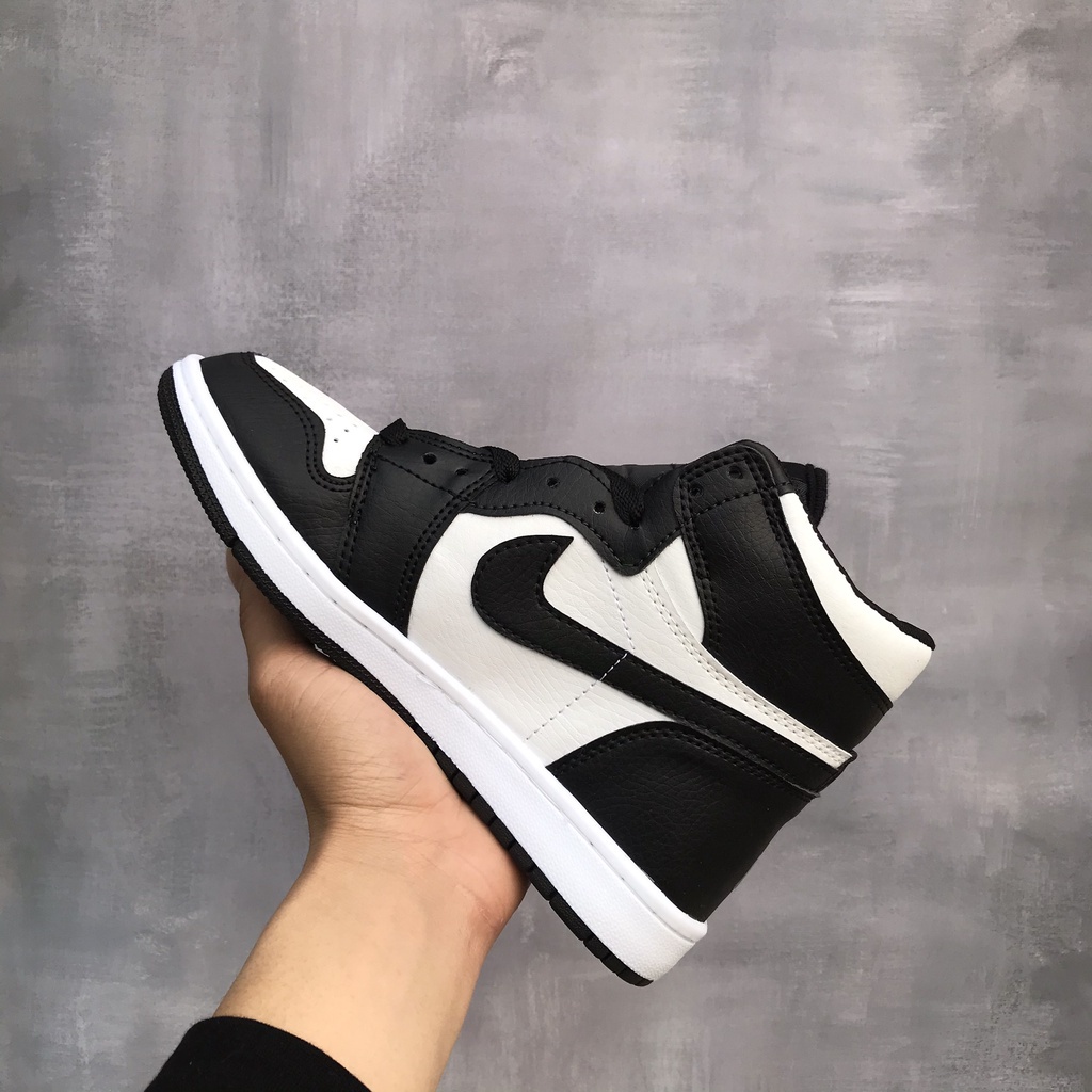 Giày thể thao JD , Giày sneaker JD1 HIGH đen trắng cao mới nhất,hót nhất 2022 full box