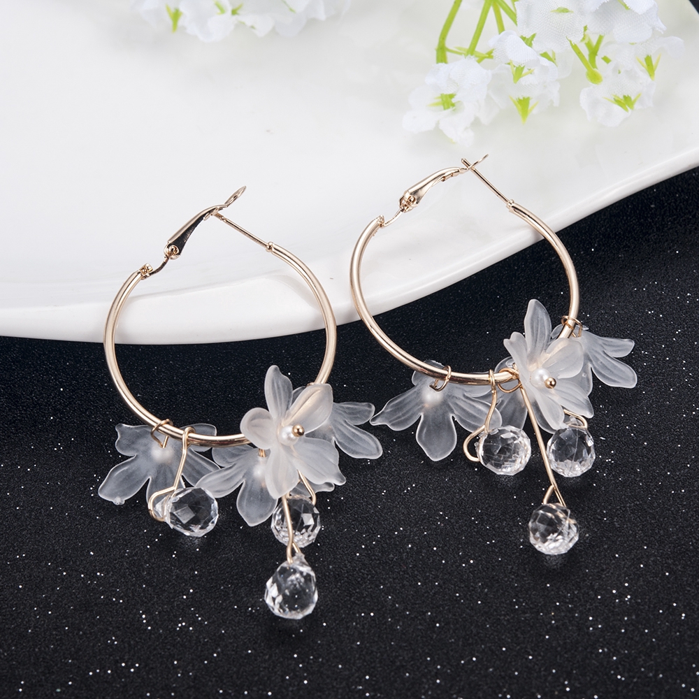 Cod Qipin Hoa tai dạng vòng phong cách Hàn Quốc thời trang cho nữ