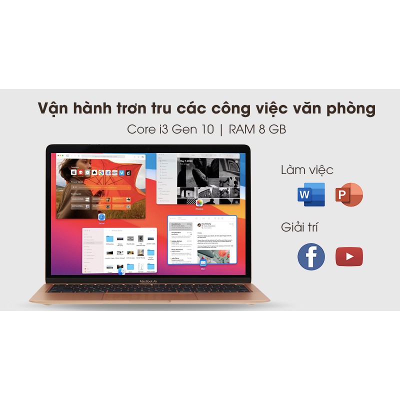 Laptop Apple MacBook Air 2020 i3 1.1GHz/8GB/256GB (MWTL2SA/A) | BigBuy360 - bigbuy360.vn