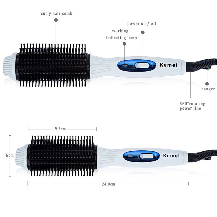 Máy Tạo Kiểu Tóc Kemei 8110 - Máy Uốn Tóc, Sấy Cạp Tạo Kiểu Tóc Đa Năng Chính Hãng Bảo Hành 6 Tháng