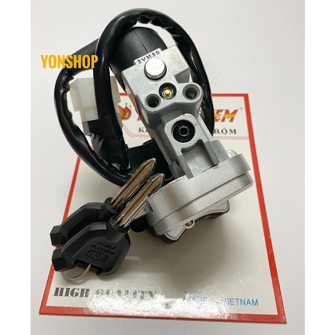 Bộ Ổ Khoá Xe Airblade 2013 Chìa 8 Cạnh Chống Trộm Hàng Cao Cấp Chính Hãng VƯƠNG NIỆM