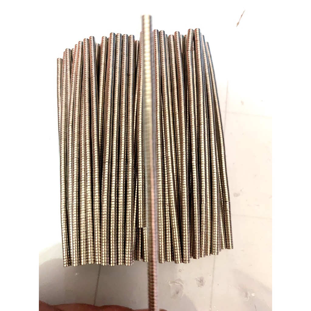 Nam châm viên trắng 2x1 mm, nam châm trắng kích thước nhỏ.