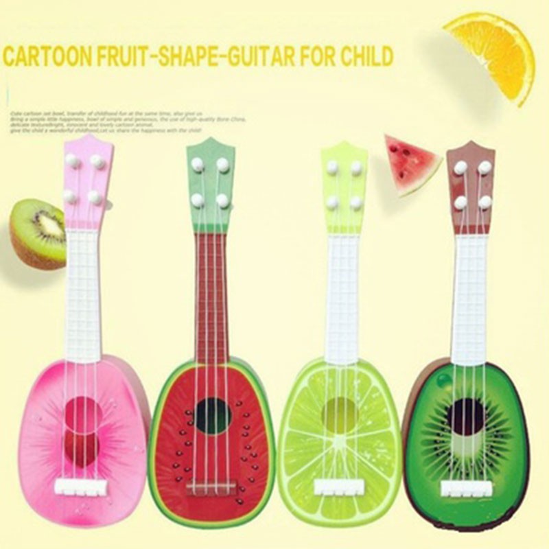 Đồ chơi đàn Ukulele 4 dây hình trái cây cho bé