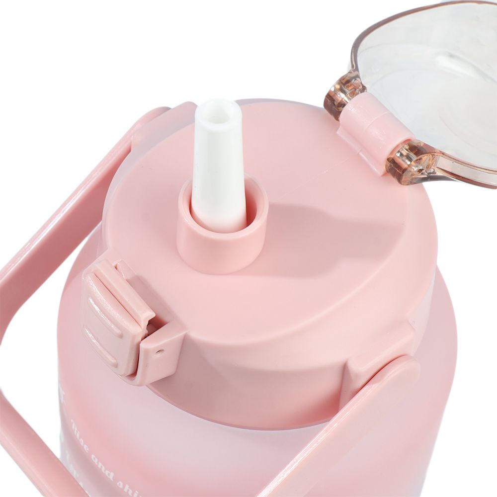 LAKAMIER Large-Capacity Drinking Cup Portable Water Jug Water Bottle 2000ml With Straw Outdoor Travel Kettle Sport Bottle/Multicolor