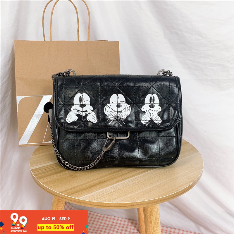 Túi đeo chéo ZARA chính hãng 100% in hình chuột Mickey dễ thương đáng yêu