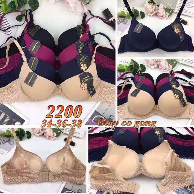 ÁO LÓT NỮ THÁI MÚT KÉP ĐỆM DÀY 4CM NÂNG NGỰC CAO CẤP 2200 BC_CHIC LINGERIE