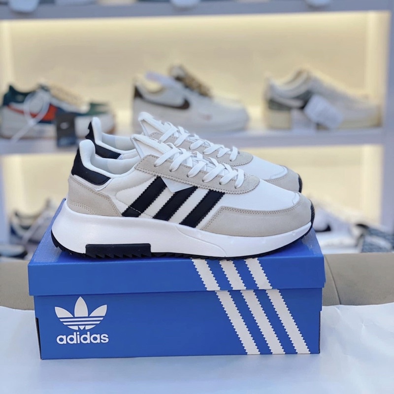 GIÀY ADI.DAS RETROPY WHITE BLACK LAI AU