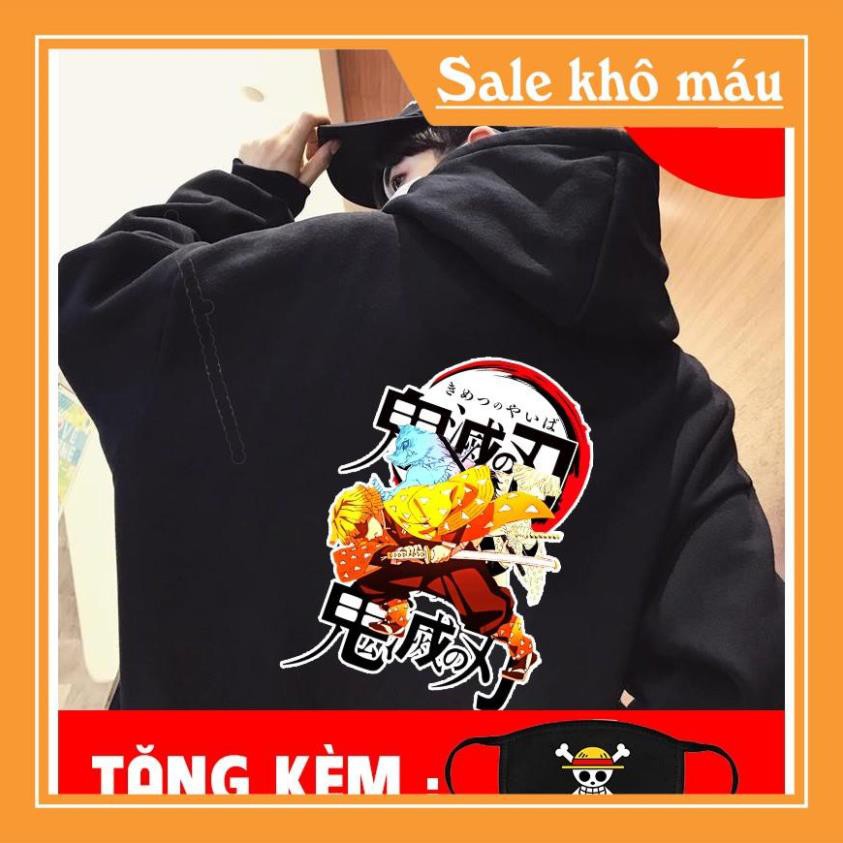[HOT] Áo khoác in hình Zenitsu - áo Kimetsu giá siêu rẻ nhất vịnh bắc bộ