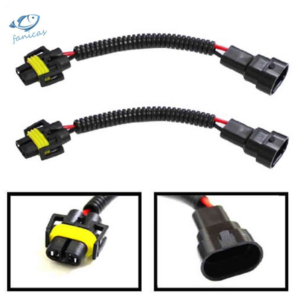 1 Cặp Cáp Chuyển Đổi FANIC H11 Female Sang 9005 9006 8 inch