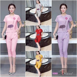 Sét bộ in hoa sen sb105
