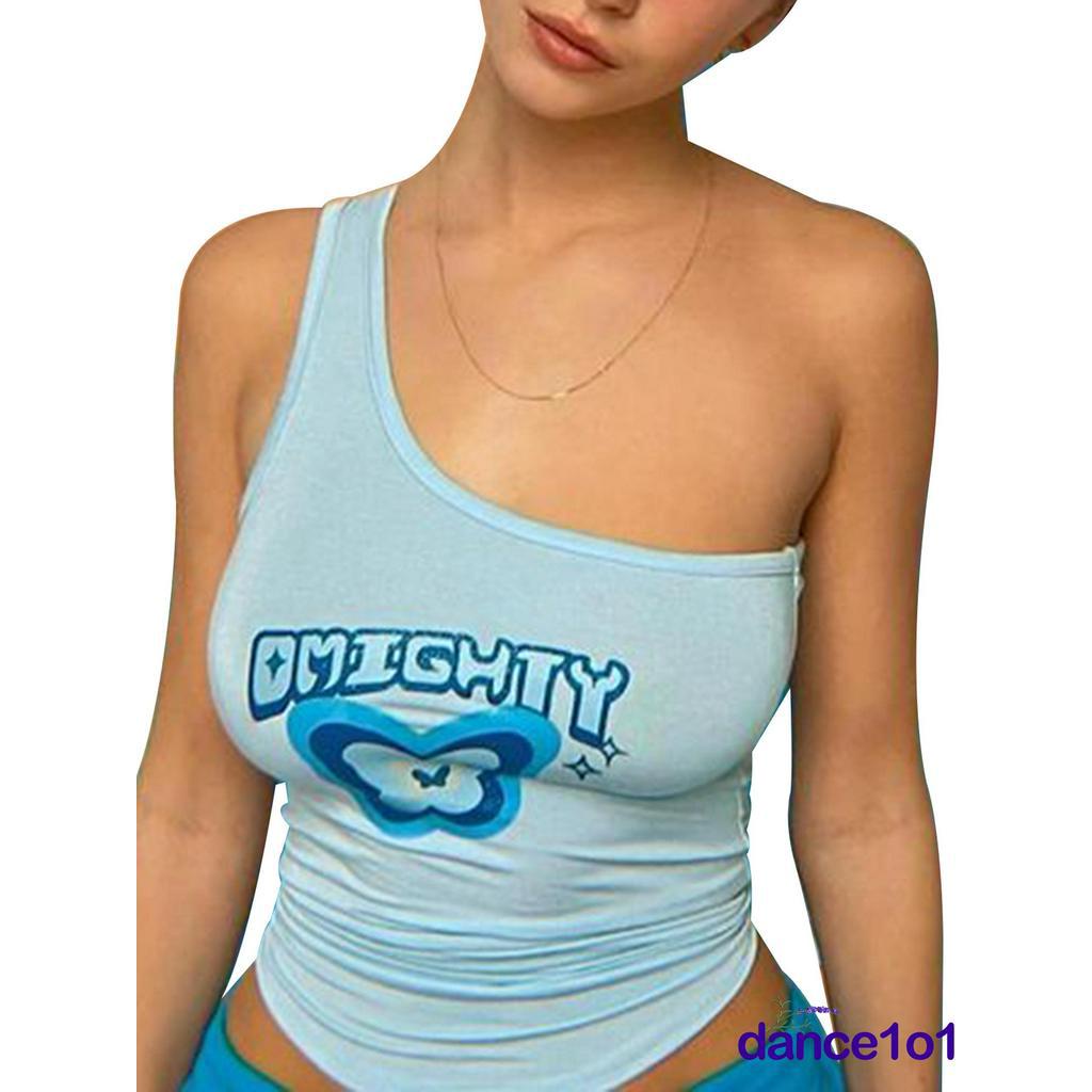 Áo Thun Lệch Vai Thời Trang Hè 2021 Cho Nữ