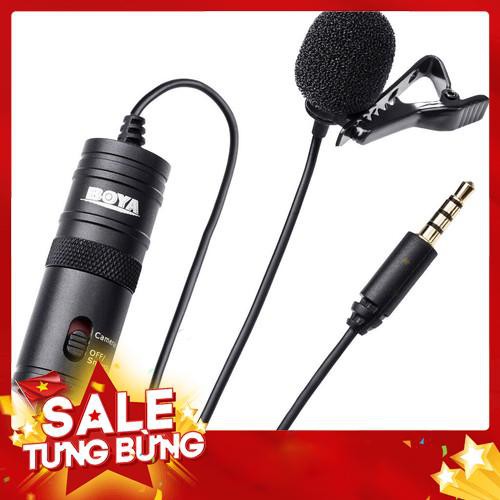 Micro Thu Âm Boya BY M1 - Micro Thu Âm Cho Điện Thoại - Máy Ảnh Cực Hay