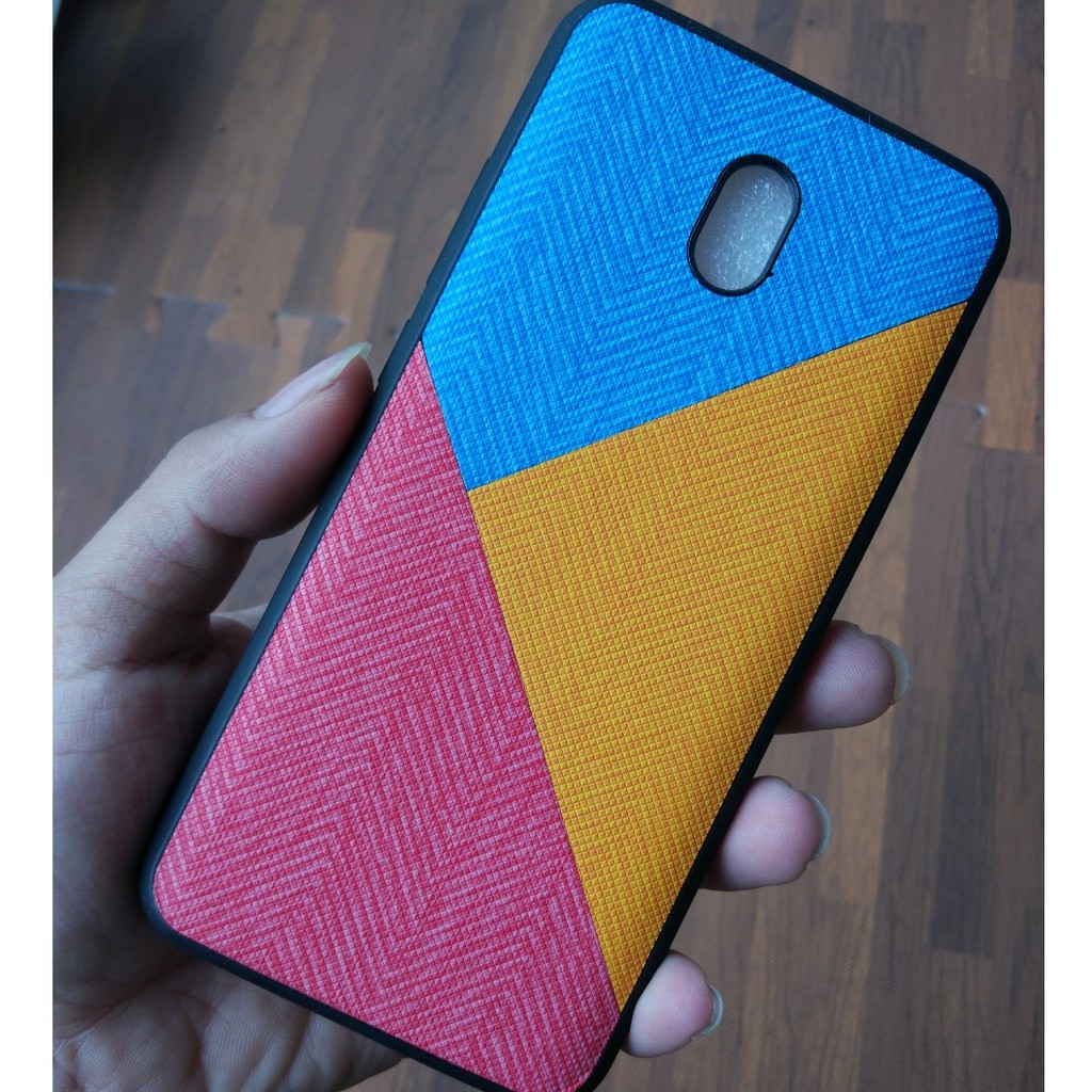 Ốp Lưng Redmi 8 / 8a Vân Vải Jean họa tiết thổ cẩm cao cấp