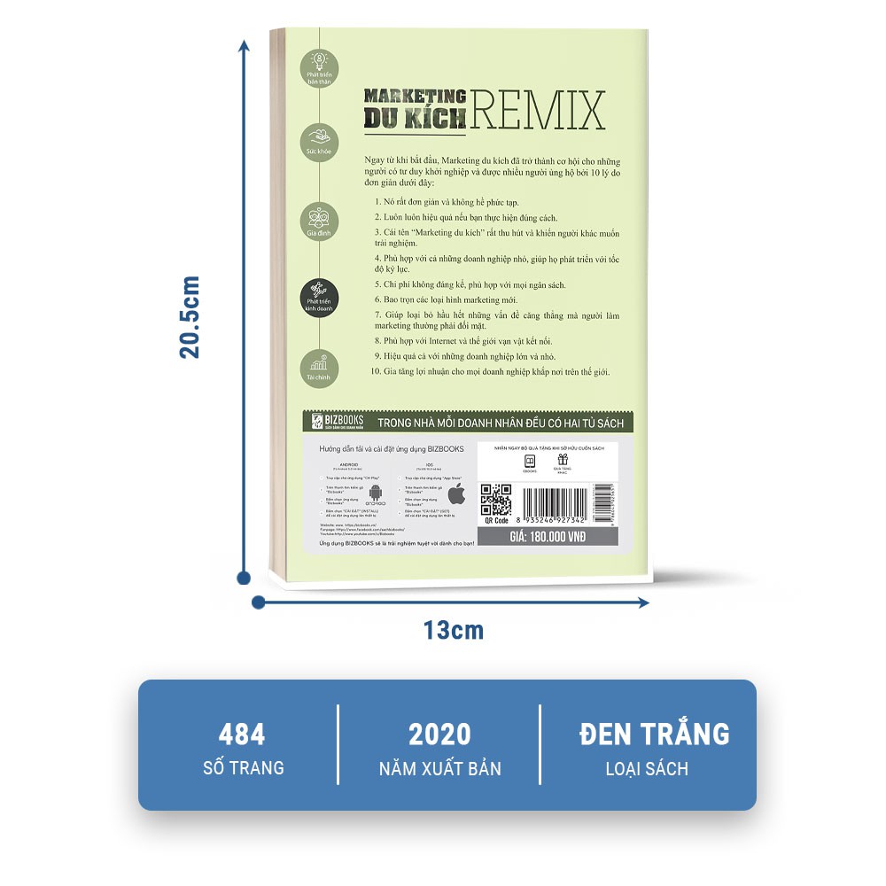 Sách - Marketing Du Kích Remix - Maketing Du Kích Cho Doanh Nghiệp Từ A Đến Z - Tặng Kèm Audio