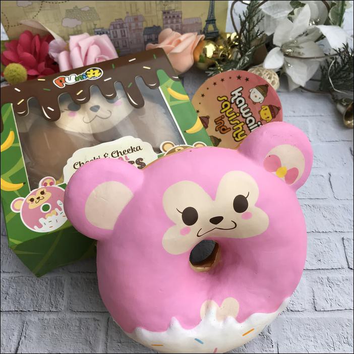 Punimaru Cheeka Cheeki Donut Licensed Squishy