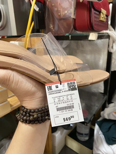 Guốc quai trong nữ da mềm cao 6cm và 9cm