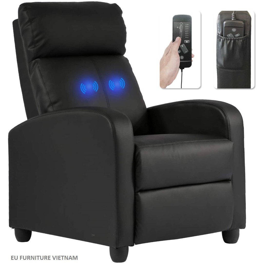 Ghế sofa wingback tựa ghế có massage lưng