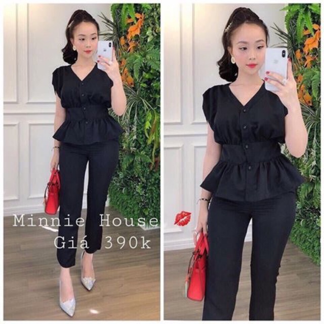 Set áo peplum